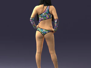 beautiful girl in swimsuit 0310 3d print ready 3D Print Model