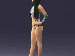 beautiful girl in swimsuit 0310 3d print ready 3D Print Model