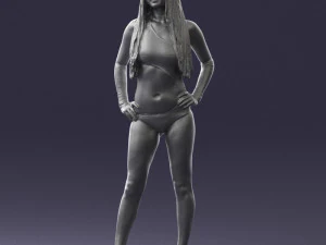 beautiful girl in swimsuit 0310 3d print ready 3D Print Model