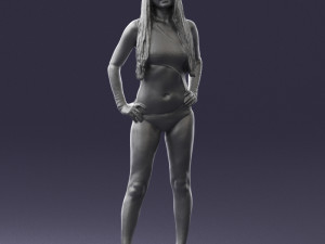 beautiful girl in swimsuit 0310 3d print ready 3Dプリントモデル