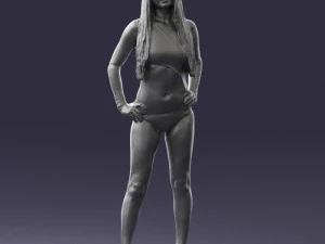 beautiful girl in swimsuit 0310 3d print ready 3D Print Model