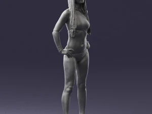 beautiful girl in swimsuit 0310 3d print ready 3D Print Model