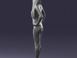 beautiful girl in swimsuit 0310 3d print ready 3Dプリントモデル
