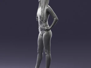 beautiful girl in swimsuit 0310 3d print ready 3D Print Model