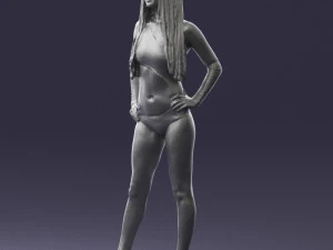beautiful girl in swimsuit 0310 3d print ready 3D Print Model