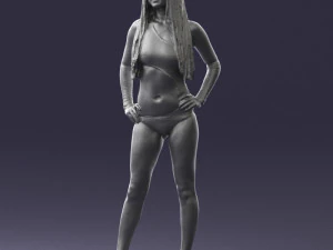 beautiful girl in swimsuit 0310 3d print ready 3D Print Model