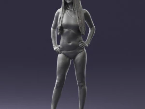 beautiful girl in swimsuit 0310 3d print ready 3D Print Model