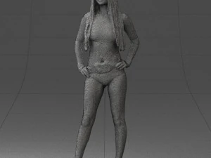 beautiful girl in swimsuit 0310 3d print ready 3D Print Model
