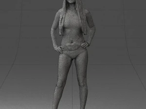 beautiful girl in swimsuit 0310 3d print ready 3D Print Model