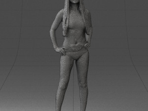 beautiful girl in swimsuit 0310 3d print ready 3Dプリントモデル