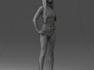 beautiful girl in swimsuit 0310 3d print ready 3Dプリントモデル