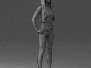 beautiful girl in swimsuit 0310 3d print ready 3D Print Model