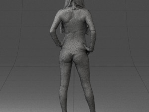 beautiful girl in swimsuit 0310 3d print ready 3Dプリントモデル