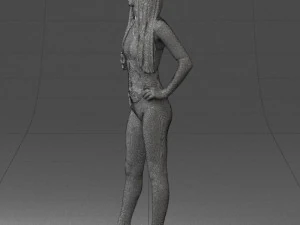 beautiful girl in swimsuit 0310 3d print ready 3D Print Model
