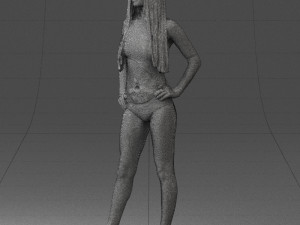 beautiful girl in swimsuit 0310 3d print ready 3Dプリントモデル