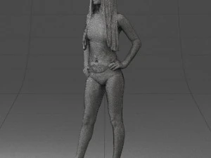 beautiful girl in swimsuit 0310 3d print ready 3D Print Model