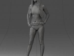 beautiful girl in swimsuit 0310 3d print ready 3Dプリントモデル