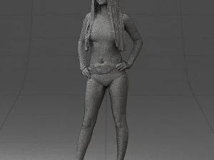 beautiful girl in swimsuit 0310 3d print ready 3D Print Model