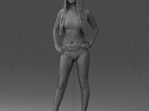 beautiful girl in swimsuit 0310 3d print ready 3Dプリントモデル