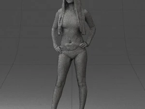 beautiful girl in swimsuit 0310 3d print ready 3D Print Model