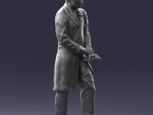 man with book 0314 3D-Modell