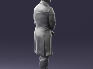 man with book 0314 3D-Modell