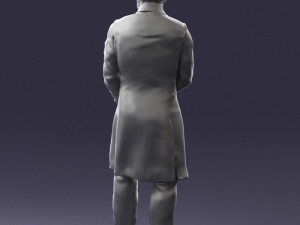 man with book 0314 3D-Modell