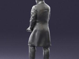 man with book 0314 3D-Modell