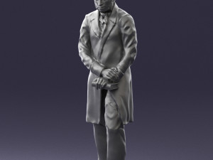 man with book 0314 3D-Modell