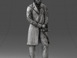 man with book 0314 3D-Modell