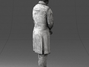man with book 0314 3D-Modell