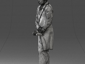 man with book 0314 3D-Modell
