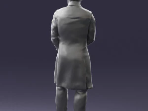 man with book 0314 3D Print Model