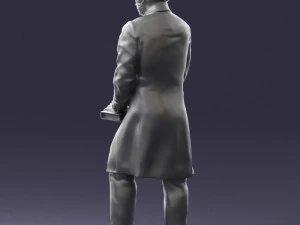 man with book 0314 3D Print Model