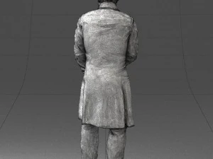 man with book 0314 3D Print Model