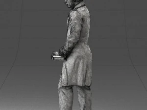 man with book 0314 3D Print Model