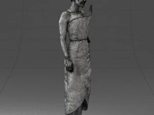 young girl in bright dress 0321 3D Model