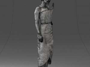 young girl in bright dress 0321 3d print ready 3D Print Model