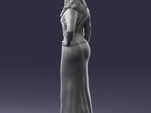 girl in colorful dress 0326 Modelo 3D