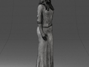 girl in colorful dress 0326 Modelo 3D
