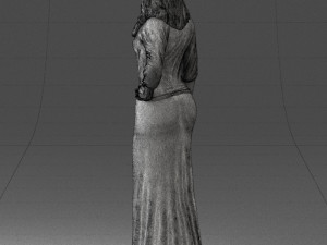 girl in colorful dress 0326 Modelo 3D