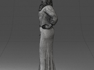 girl in colorful dress 0326 Modelo 3D