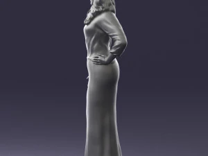 girl in colorful dress 0326 3d print ready 3D Print Model