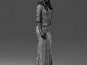 girl in colorful dress 0326 3d print ready 3D Print Model