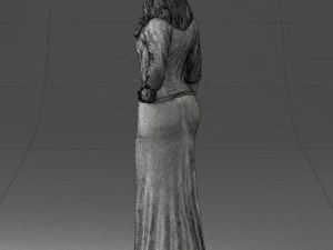 girl in colorful dress 0326 3d print ready 3D Print Model