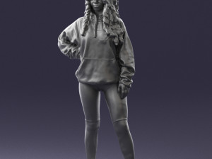 girl in revealing dress 0328 3d print ready 3D प्रिंट मॉडल