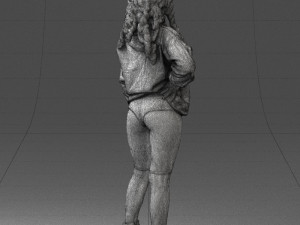 girl in revealing dress 0328 3d print ready 3D प्रिंट मॉडल