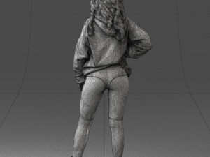 girl in revealing dress 0328 3d print ready 3D प्रिंट मॉडल