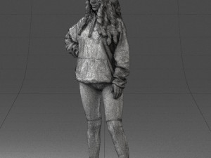 girl in revealing dress 0328 3d print ready 3D प्रिंट मॉडल
