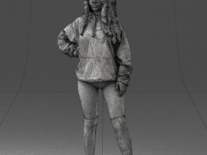 girl in revealing dress 0328 3d print ready 3D प्रिंट मॉडल